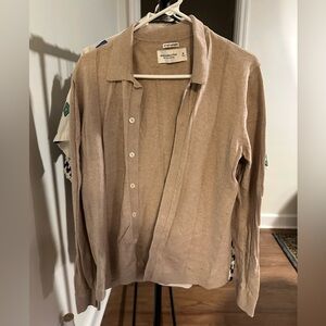 Cotton cashmere cardigan
